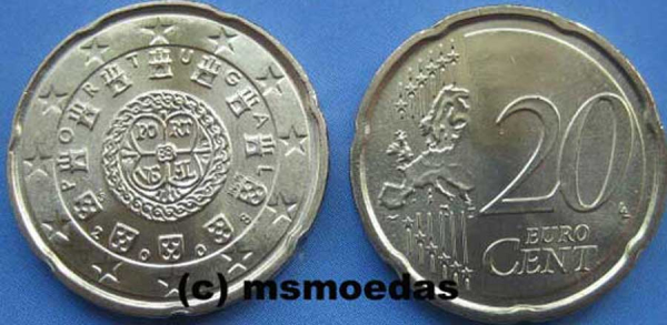 Portugal 20 Euro-Cent 2004