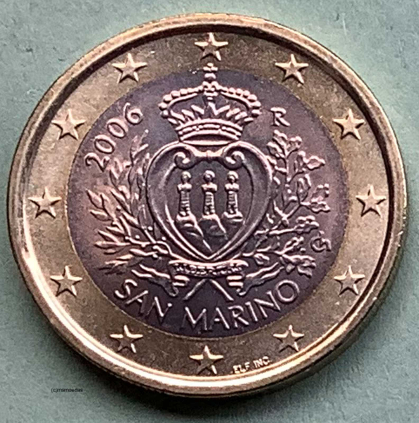San Marino 1 Euro 2006