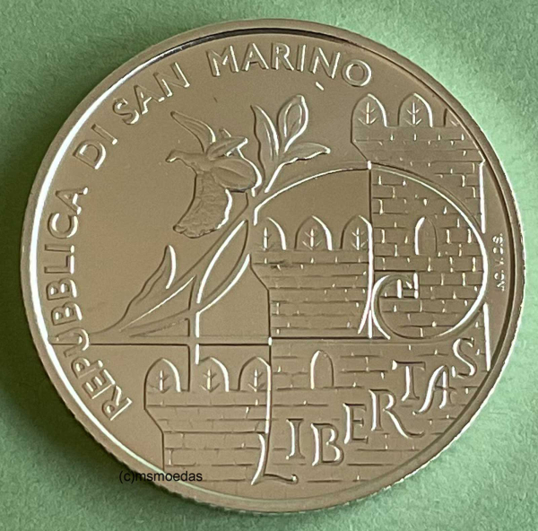 San Marino 5 Euro Silber Münze 2025 Orchideen