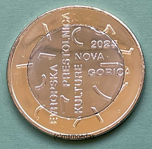 Slowenien 3 Euro Sondermünze 2025 Nova Gorica