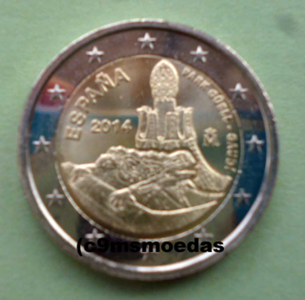 Spanien 2 Euro Gedenkmünze 2014 Park Güell - Gaudí