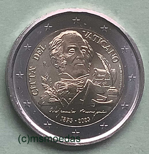 Vatikan 2 Euro Gedenkmünze 2023 Manzoni