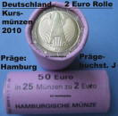 Deutschland 2 Euro Rolle 2010 (J) Hamburg