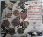 Griechenland Offizieller Kursmünzensatz 2010 (1 Cent bis 2 Euro cc) Marathon Stempelglanz