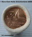 Griechenland 1 Cent Rolle 2006 (blind)
