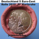 Deutschland 5 Cent Rolle 2011 (G) Karlsruhe