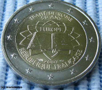 Frankreich 2 Euro Gedenkmünze 2007 Römische Verträge