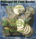 Portugal 50 Cent Beutel 2009 Euromünzen