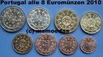 Portugal Euro KMS 2009 (1 Cent bis 2 Euro)