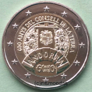 Andorra 2 Euro Gedenkmünze 2019 Consell de la Terra