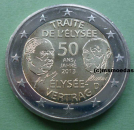 Deutschland 2 Euro Gedenkmünze 2013 Élysée-Vertrag (G) Karlsruhe
