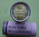 Deutschland 2 Euro Rolle Gedenkmünzen 2017 Rheinland-Pfalz (J) Hamburg