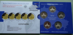 Deutschland Off. Blister 2018 Berlin Schloss Charlottenburg 2-Euro-Gedenkmünzenset (A,D,F,G,J) Spiegelglanz