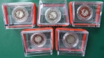 Deutschland 5x 5 Euro 2017 Tropische Zone Sondermünzen Komplettsatz ADFGJ Proof