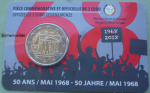 Belgien 2 Euro 2018 Studentenrevolte CoinCard Gedenkmünze (franz.)