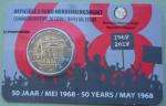 Belgien 2 Euro 2018 Studentenrevolte CoinCard (niederl.) Gedenkmünze