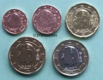 Belgien Euro KMS (klein) 2009 (1 Cent, 2 Cent, 20 Cent, 50 Cent, 1 Euro)