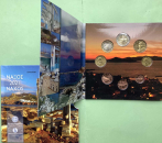 Griechenland Offizieller Kursmünzensatz 2021 (1 Cent bis 2 Euro Stier) Naxos BU