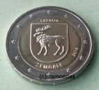 Lettland 2 Euro Gedenkmünze 2018 Zemgale Semgallen