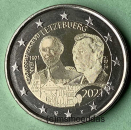 Luxemburg 2 Euro Gedenkmünze 2021 Geburtstag von Großherzog Jean Fotoprägung