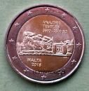 Malta 2 Euro Gedenkmünze 2018 Mnajdra Tempeln