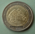 Portugal 2 Euro Gedenkmünze 2018 Botanische Gärten
