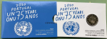 Portugal 2 Euro CoinCard 2020 Vereinte Nationen Gedenkmünze Proof