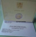 Vatikan 2 Euro Gedenkmünze 2017 Fatima Blister FDC