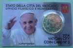 Vatikan 50 Euro-Cent Münze 2014 CoinCard No.5 Franziskus