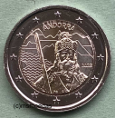 Andorra 2 Euro Gedenkmünze 2022 Karl der Große