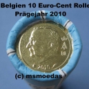 Belgien 10 Cent Rolle 2010 Euromünzen