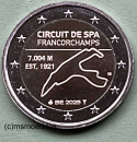 Belgien 2 Euro Gedenkmünze 2025 Spa-Francorchamps BU