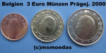 Belgien Euro KMS (klein) 2000 (2 Cent, 20 Cent, 2 Euro)