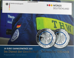 Deutschland 5x 10 Euro 2025 Techniches Hilfswerk THW Sondermünzen Komplettsatz ADFGJ Proof