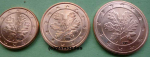 Deutschland 1+2+5 Euro-Cent 2008 (J) Hamburg