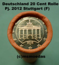 Deutschland 20 Cent Rolle 2012 (F) Stuttgart