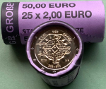 Deutschland 2 Euro Rolle Gedenkmünzen 2023 Karl der Große (A) Berlin