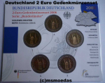 Deutschland 2 Euro Blister Gedenkmünzen 2006 Holstentor (A,D,F,G,J) Stempelglanz