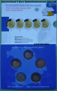 Deutschland 2 Euro Blister Gedenkmünzen 2012 Bayern (A,D,F,G,J) Spiegelglanz