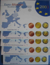 Deutschland Offizieller Kursmünzensatz 2003 A+D+F+G+J (1 Cent bis 2 Euro) Spiegelglanz