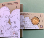 Italien 2 Euro CoinCard 2022 Falcone + Borsellino Gedenkmünze FDC