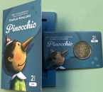 Italien 2 Euro CoinCard 2026 Pinocchio Gedenkmünze FDC