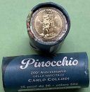 Italien 2 Euro Rolle Gedenkmünzen 2026 Pinocchio IPZS