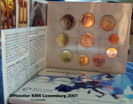 Luxemburg Euro Kursmünzensatz 2007 (1 Cent bis 2 Euro) BU + 2 x 2 Euro Gedenkmünzen
