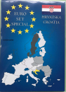 Kroatien 8 Euromünzen 1 Cent bis 2 Euro 2023 Münzkarte Euro-Kursmünzensatz KMS