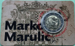 Kroatien 2 Euro 2024 CoinCard Marko Marulic Gedenkmünze