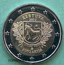 Litauen 2 Euro Gedenkmünze 2022 Region Suvalkija