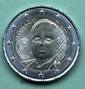 Monaco 2 Euro Kursmünze 2025 Fürst Albert II. neues Motiv