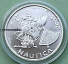 Portugal 10 Euro Silber Sondermünze 2003 Schiffahrt Nautica