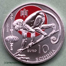 San Marino 10 Euro Sondermünze 2024 Affe Kalender Tierkreiszeichen